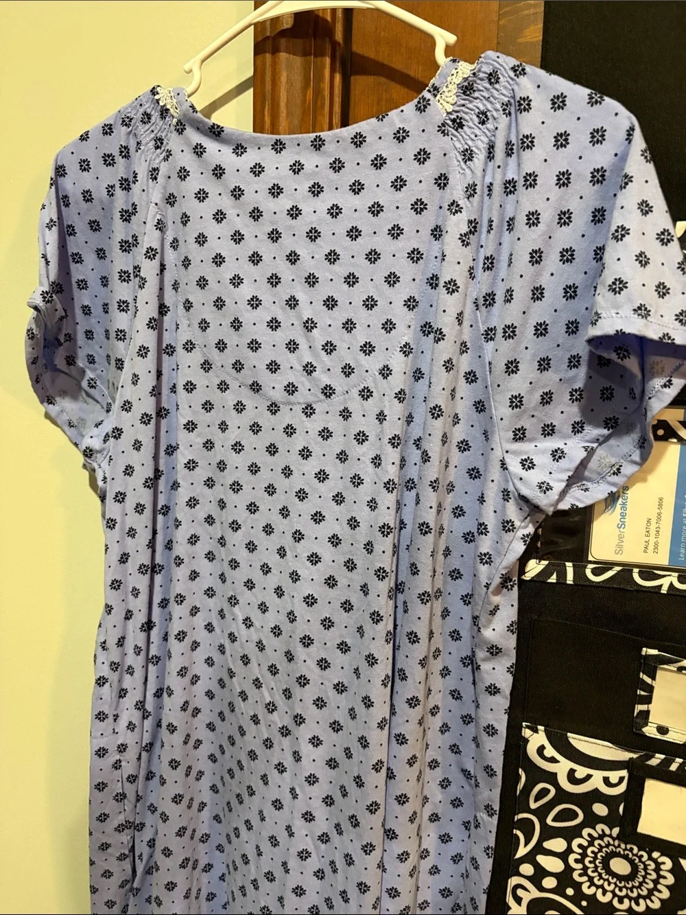 Women’s Lavender Floral Sleep Nightgown - Brand:Aria Collection XL